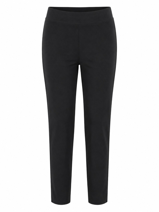 Talbots Pants - TALBOTS | Comfy Black Elastic Waist Pull On Stretch Tapered Lounge Pants | XL